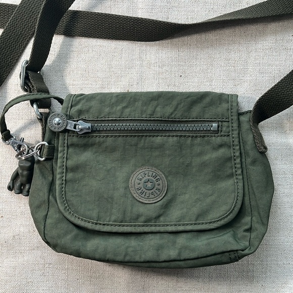 Kipling Mini Crossbody Bag Green - Picture 1 of 5
